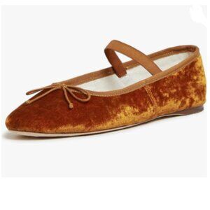 miss left Brown Girls Adorable Closed Round Toe Mary Jane Flats Bowknot Shoes